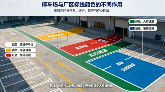 厂区标线作用