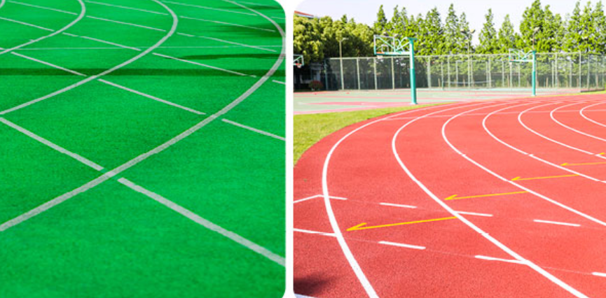 足球场、塑胶跑道